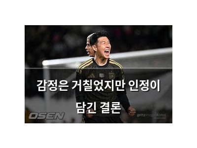 감정은 거칠었지만 인정이 담긴 결론