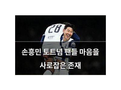 손흥민 토트넘 팬들 마음을 사로잡은 존재
