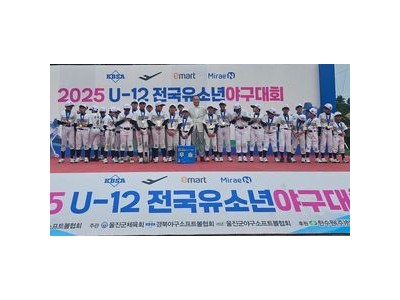 대구 칠성초 우승으로 끝난 U-12 전국유소년야구대회