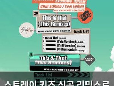 스트레이 키즈 신곡 리믹스로 글로벌 인기 더 뜨거워져